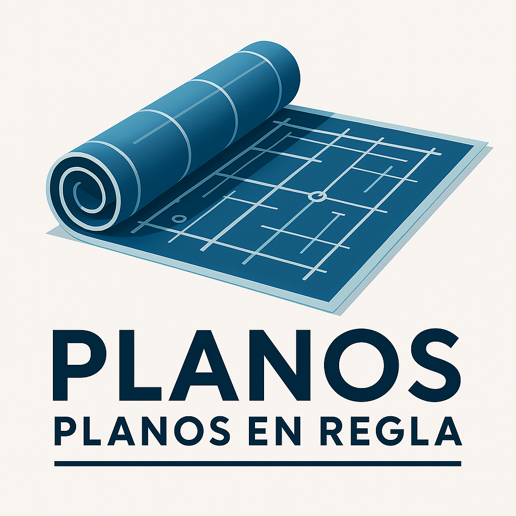 Logotipo de Planos en Regla – documentación gráfica y planos técnicos